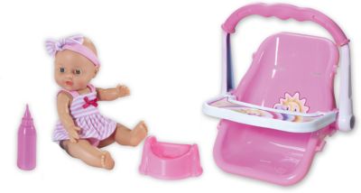 Кукла "Le Petit Bebe" с автокреслом, Loko Toys