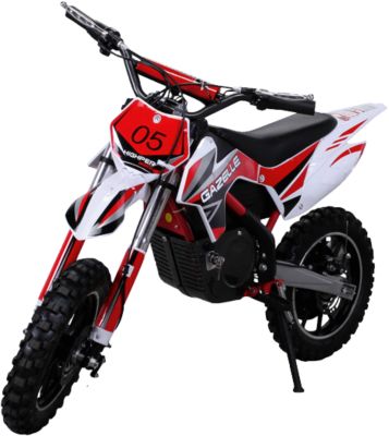 Kinder Mini Crossbike Gazelle 500 Watt verst�rkte Gabel, rot