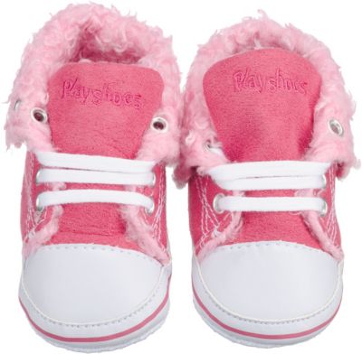 Weiße Babyschuhe Nicki Gr.20 - Krabbelschuhe Mit Klettverschluss