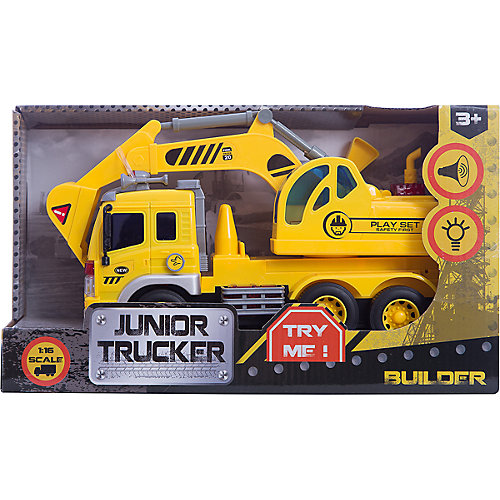 Инерционный экскаватор 1:16, Dave Toys от Dave Toys