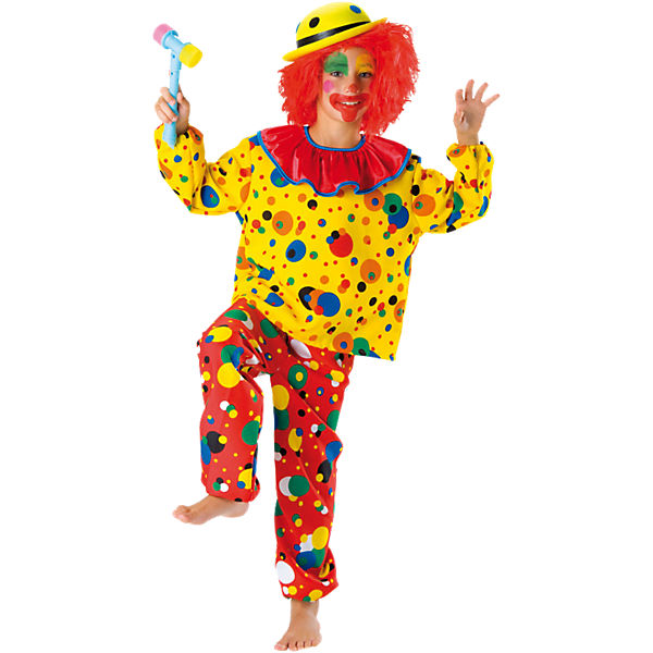 Kostüm Clown Jupp, 2-tlg.