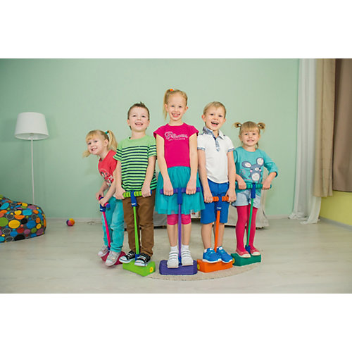 Тренажер для прыжков со звуком , фиолетовый, Moby Kids от Moby Kids