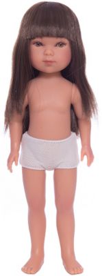 Кукла Карлотта, брюнетка с челкой, Vestida de Azul