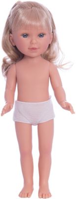 Кукла Паулина, блондинка волнистые волосы, Vestida de Azul