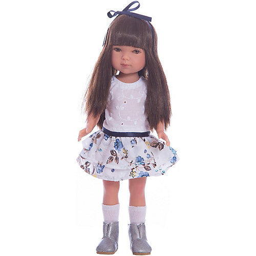 Кукла Карлотта, брюнетка с челкой, Лето Casual, Vestida de Azul от Vestida de Azul
