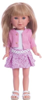 Кукла Паулина, блондинка с челкой, Лето Городской Шик, Vestida de Azul