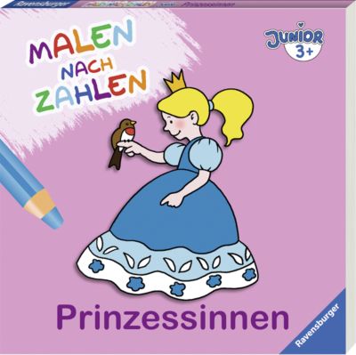 Buch - Malen nach Zahlen junior: Prinzessinnen
