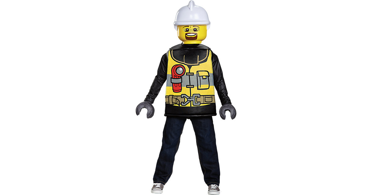 Kostüm LEGO Feuerwehrmann Classic, 4-tlg. Gr. 104/122