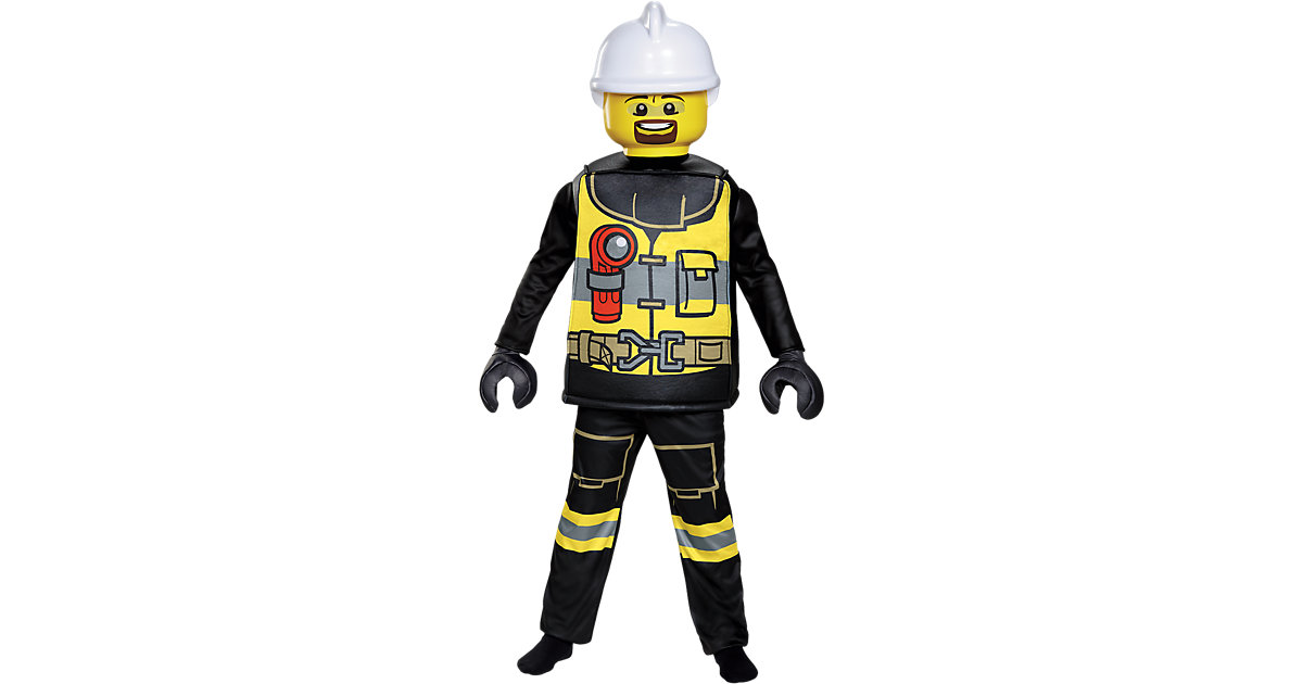 Kostüm LEGO Feuerwehrmann Deluxe, 5-tlg. Gr. 104/122