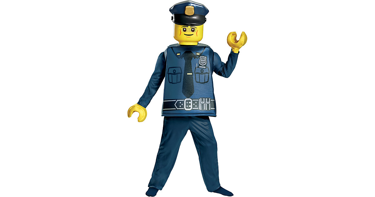 Kostüm LEGO Polizist Deluxe, 5-tlg. Gr. 104/122