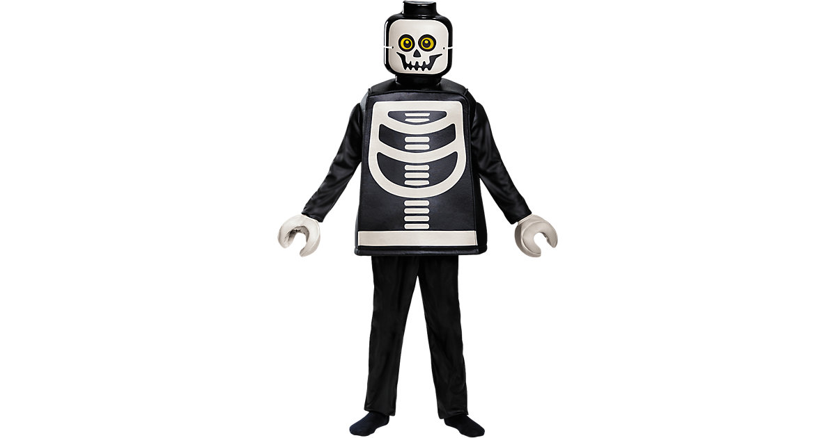 Kostüm LEGO Skelett Deluxe, 5-tlg. Gr. 104/122