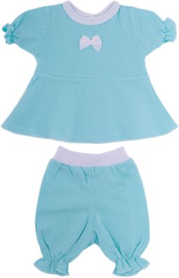 Комплект одежды для куклы 40-42см, платье и бриджи, Карапуз