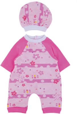 Комплект одежды для куклы 40-42см, комбинезон с шапочкой, Карапуз