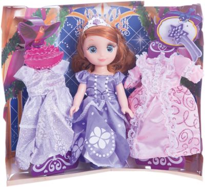 Кукла "Принцесса София", 15 см, озвученная с набором одежды, Карапуз