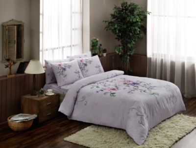 Постельное белье 1,5 сп. TAC, Clementine, лиловый