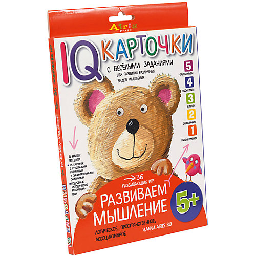 Карточки "Развиваем мышление", 5+ от АЙРИС-пресс