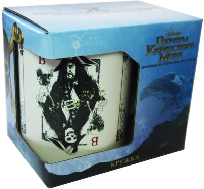 Кружка "Пираты Карибского Моря. Карты" в подарочной упаковке, 500мл., Disney