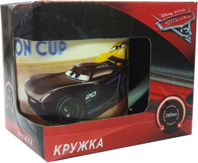 Кружка "Тачки 3" в подарочной упаковке, 240 мл., Disney