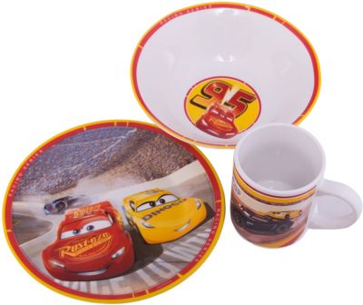 Набор посуды "Тачки 3" в подарочной упаковке, 3 предмета, Disney