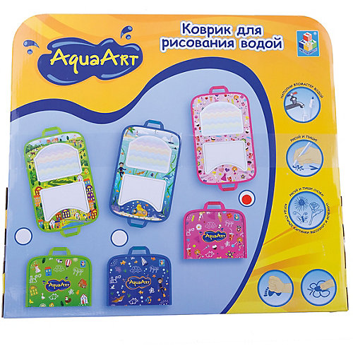 Коврик для рисования, розовый, 1toy AquaArt от 1Toy
