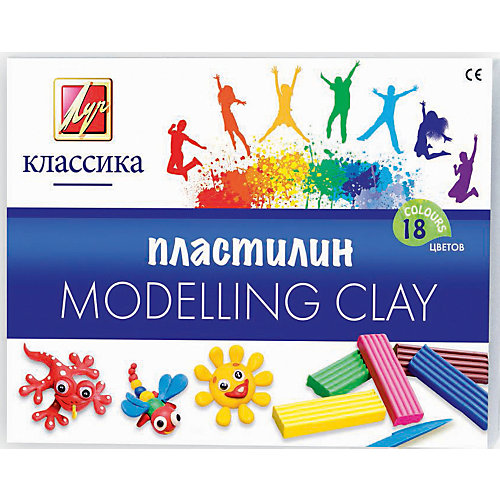 Луч Пластилин 18 цветов от ЛУЧ