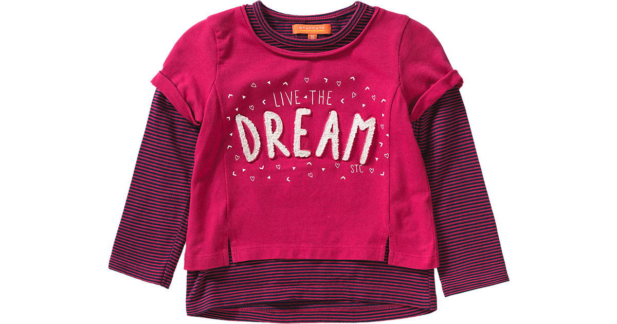 STACCATO · Langarmshirt 2-in1 Gr. 128/134 Mädchen Kinder STACCATO · Langarmshirt 2-in1 Gr. 128/134 Mädchen Kinder