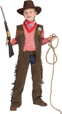 NEU Kinder-Kostüm Cowboy Texas Cowboykostüm Sheriffkostüm  Cowboykostüm 