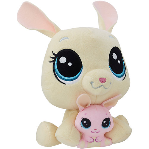 Мягкая игрушка Littlest Pet Shop "Плюшевые парочки" Vanilla Velvetears и Bijou Velvetears, 16 см от Hasbro