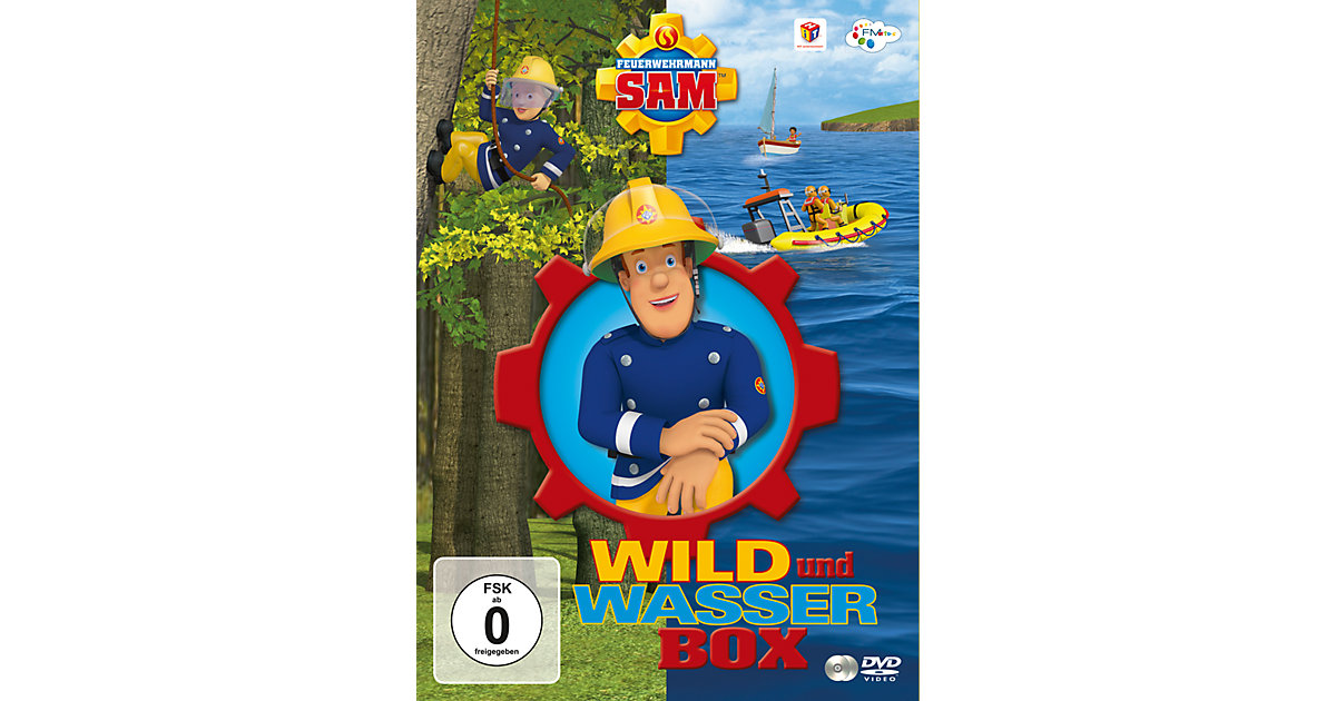 DVD Feuerwehrmann Sam Wild und Wasser Box Hörbuch