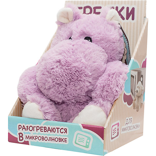 Игрушка-грелка Warmies Cozy Plush Бегемотик от Warmies
