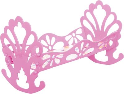 Кроватка-качалка сборная для кукол, розовая, Полесье