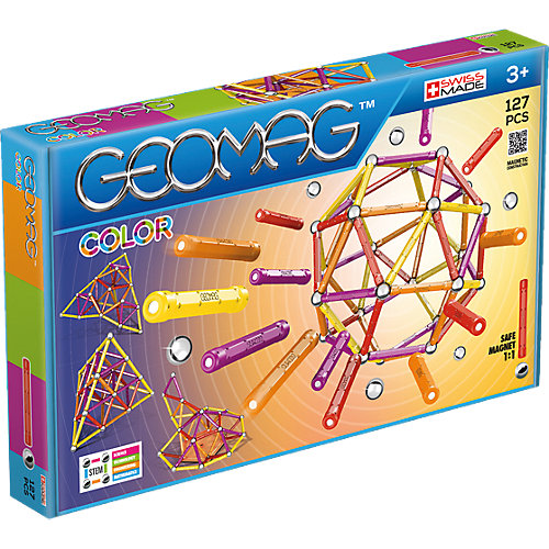 Магнитный конструктор Geomag Color, 127 деталей от Geomag