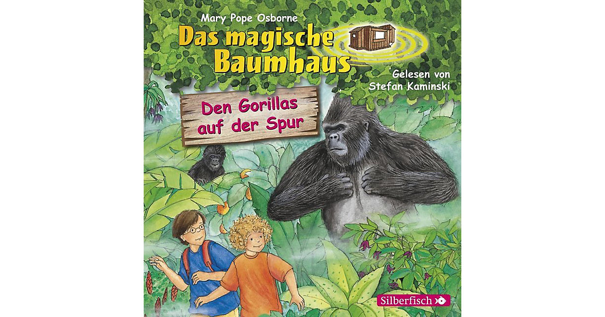 Das magische Baumhaus: Den Gorillas auf der Spur, 1 Audio-CD Hörbuch