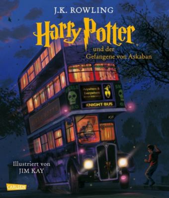 Image of Buch - Harry Potter Band 3, Harry Potter und der gefangene von Askaban (farbig illustrierte Schmuckausgabe)