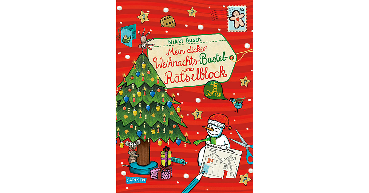 Buch - Mein dicker Weihnachts-Bastel- und Rätselblock