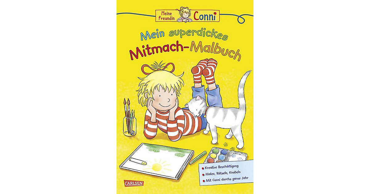 Buch - Meine Freundin Conni - Gelbe Reihe: Mein superdickes Mitmach-Malbuch