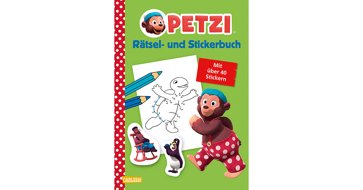 Buch - Petzi: Rätsel- und Stickerbuch