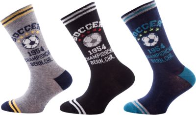 Socken 3erPack für Jungen, Fußball, ewers myToys