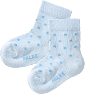 Baby Socken gepunktet hellblau Gr. 80/92