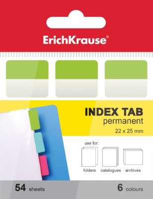 Erich Krause Архивные закладки с клеевым краем 6х22х25мм