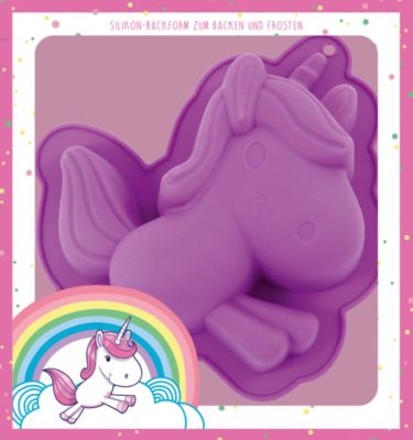 Silikonbackform Einhorn 2