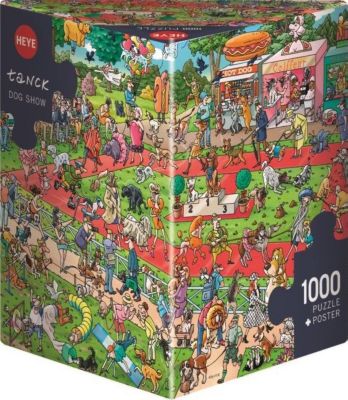 Пазлы "Выставка собак", 1000 деталей, Heye