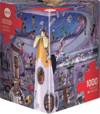 Пазлы "Перед стартом ракеты", 1000 деталей, Heye