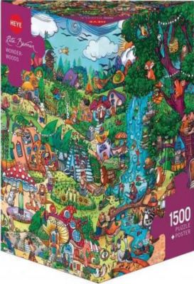Пазлы "Сказочный лес", 1500 деталей, Heye