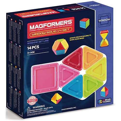 Магнитный конструктор 714005 Window Solid 14 set, MAGFORMERS от MAGFORMERS