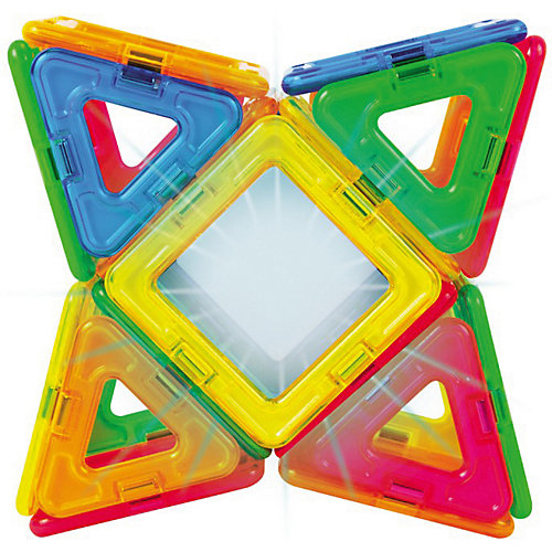 Магнитный конструктор 709007 Neon Led set, MAGFORMERS от MAGFORMERS