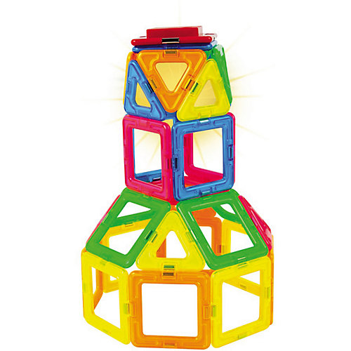 Магнитный конструктор 709007 Neon Led set, MAGFORMERS от MAGFORMERS