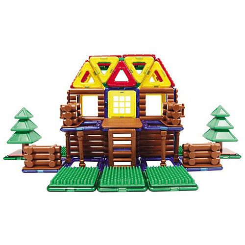 Магнитный конструктор 705004 Log House Set, MAGFORMERS от MAGFORMERS