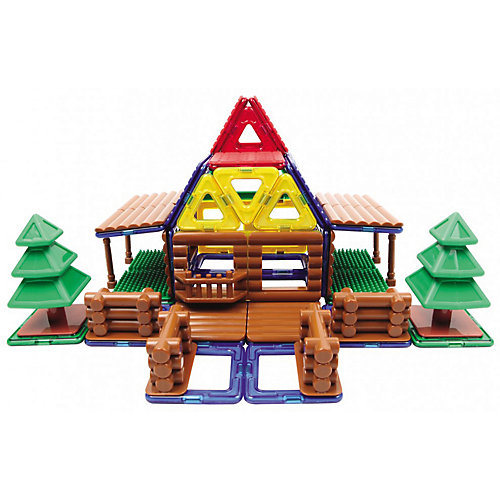 Магнитный конструктор 705004 Log House Set, MAGFORMERS от MAGFORMERS