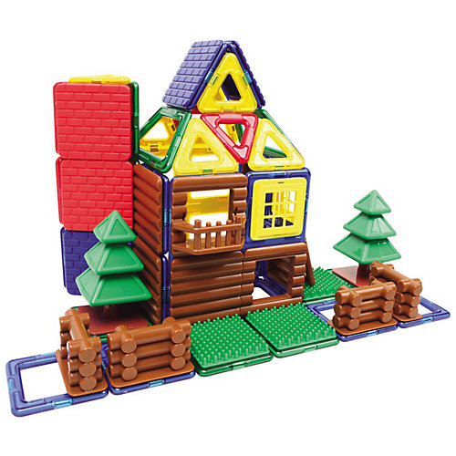 Магнитный конструктор 705004 Log House Set, MAGFORMERS от MAGFORMERS